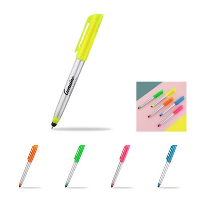 3" 1 Stylus Ballpoint Pen with Highlighter