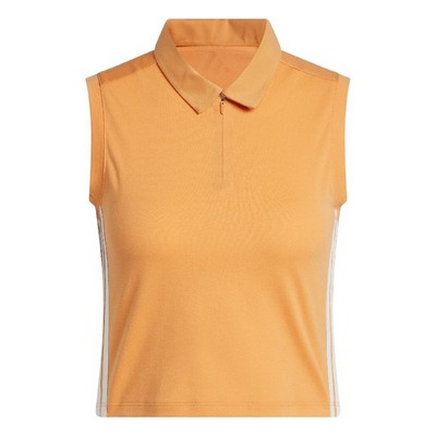 adidas Ladies Beyond the Course Crop Twistknit Polo