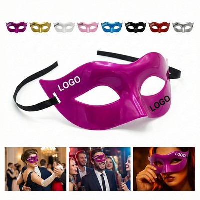 Custom Unisex Plastic Half Face Masquerade Mask