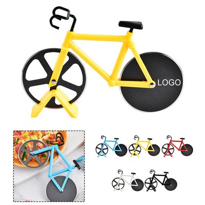 Stainless Steel Double Wheel Bicycle Pizza Cutter