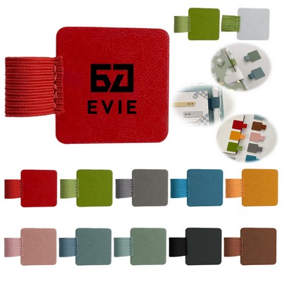 Sticky-Back Pen Clip Elastic Strap