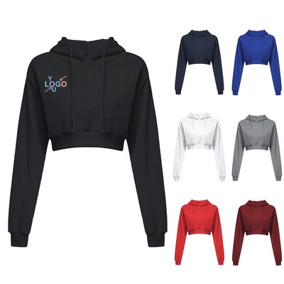 Cropped Hoodie Top