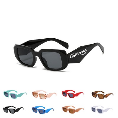Retro Trendy Rectangle Sunglasses