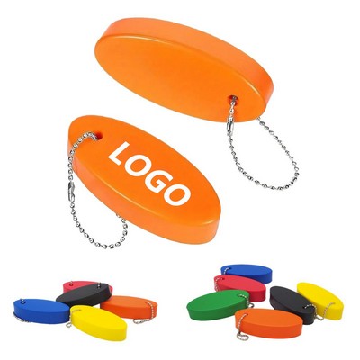 Oval Floater Key Tag