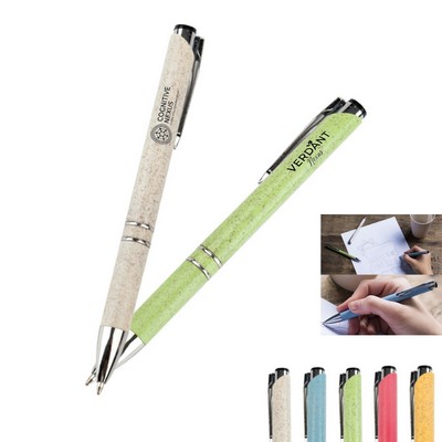 Wheat Straw Recyclable Ballpoint Pen