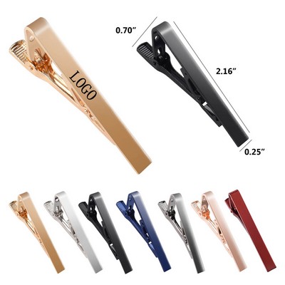 Brass Glossy Laser Engraved Tie Clip