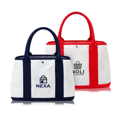 Greenwich Cotton Canvas Accent Tote