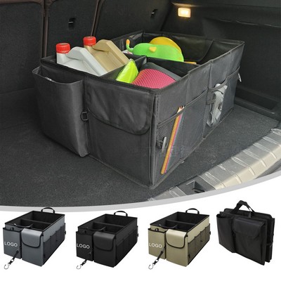 Foldable Large-Capacity Car Storage Box 600D Oxford Cloth