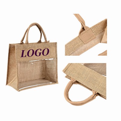 Jute Bag With Window