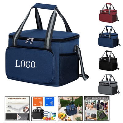 Full Color Durable Insulated Lunch Bag with Smart Storage Features