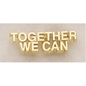 Together We Can Marken Design Lapel Pin (Up to 1 1/4")