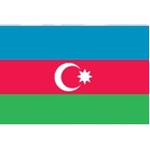 3'x5' Azerbaijan U.N. Nylon Outdoor Flag - Style B