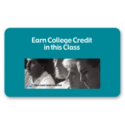 Sign - Small Rectangle w/Round Corners (3"x5") logo only