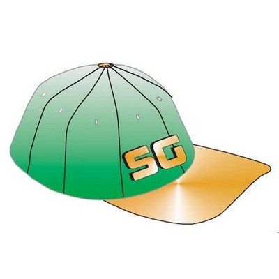 Baseball Cap Magnet w/ Full Magnetic Back (2 Square Inch)