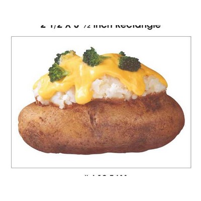 Baked Potato Metal Photo Magnet (2 1/2"x3 1/2")