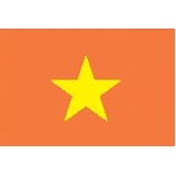 2'x3' Vietnam U.N. Nylon Outdoor Flag - Style B