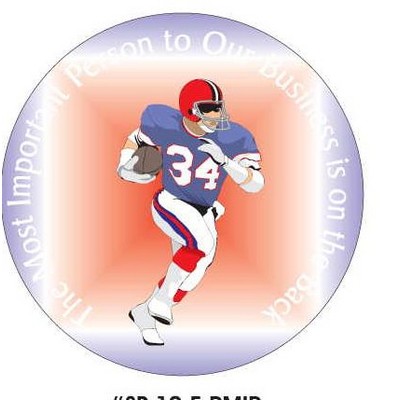Football Player Photo Hand Mirror (2½" Diameter)