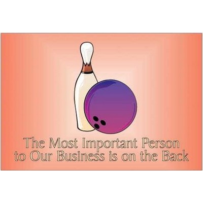 Bowling Pin & Ball Photo Hand Mirror (2"x3")