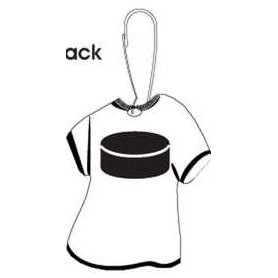 Hockey Puck T-Shirt Zipper Pull