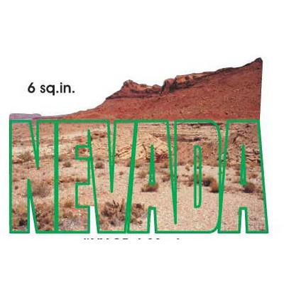 Nevada Desert Scene Maxi Magnet (6 Square Inch)