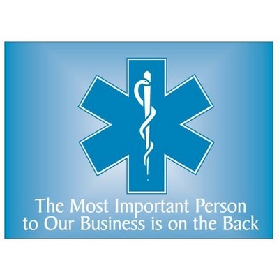 Caduceus Cross Photo Hand Mirror (2"x3")