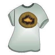 Kiwi T-Shirt Lapel Pin