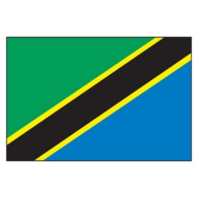 United Republic of Tanzania National Flag (3'x5')