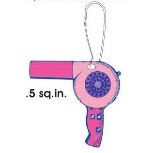 Hair Dryer Zipper Pull