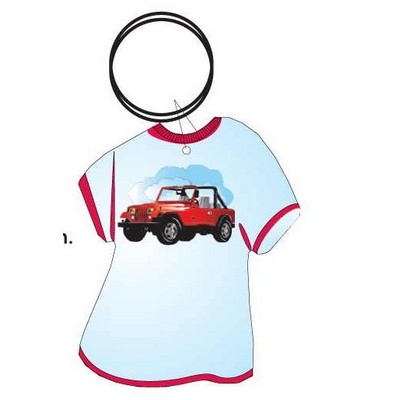 SUV 2 Executive T Shirt Keychain w/Mirrored Back (4 Square Inch)