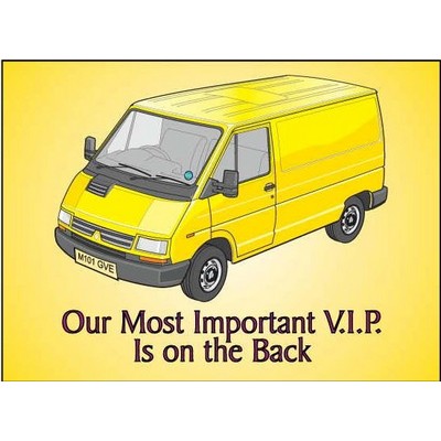 Yellow Panel Van Rectangle Photo Hand Mirror (2½"x3½")