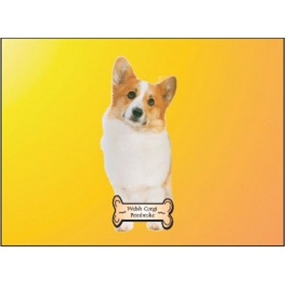 Welsh Corgi Dog Metal Photo Magnet (2 1/2"x3 1/2")