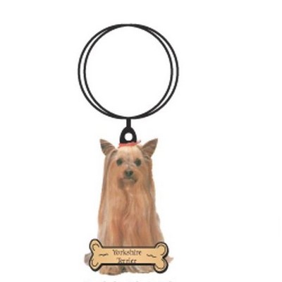 Yorkshire Terrier Keychain w/Mirrored Back (12 Square Inch)