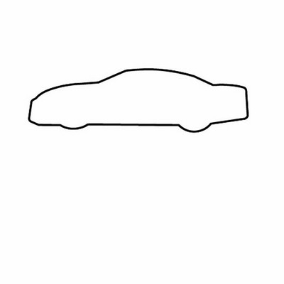 Magnet - Car Outline - Full Color