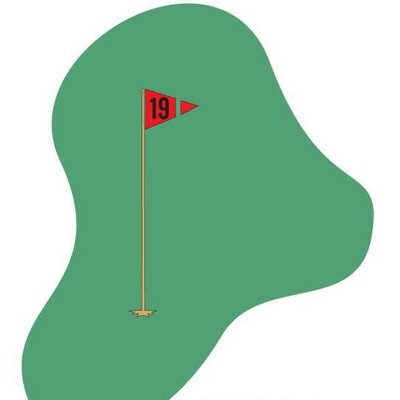 Golf Course Green Maxi Magnet (2 Square Inch)