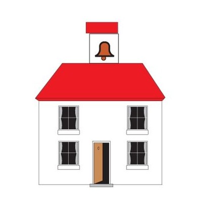 School House Maxi Magnet (2 Square Inch)