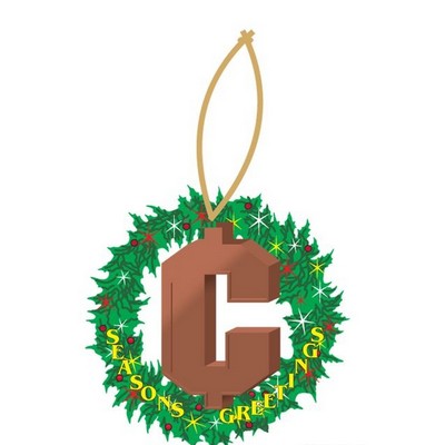 Cent Sign Gift Shop Wreath Ornament w/ Mirrored Back (10 Square Inch)