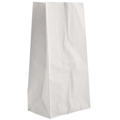 White Kraft SOS 8 Lb. Grocery Bag (6 1/4"x4"x12")