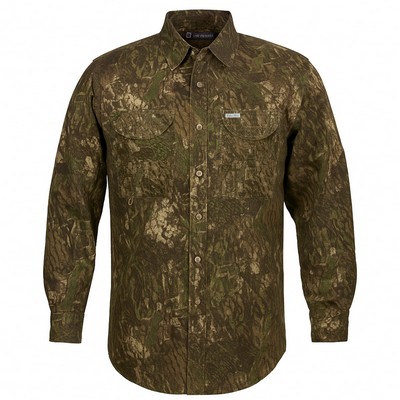 Men's Camouflage Long Sleeve Fishing Shirt