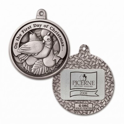 Twelve Days of Christmas Full Size Ornament (Day 1 - A Partridge in a Pear Tree)