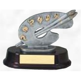 Resin Sculpture Award w/ Base Artist Palette