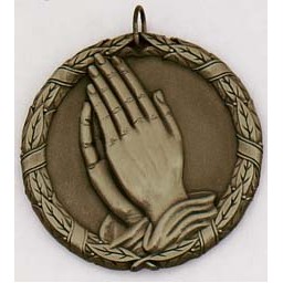 Medal, "Praying Hands" - 2"