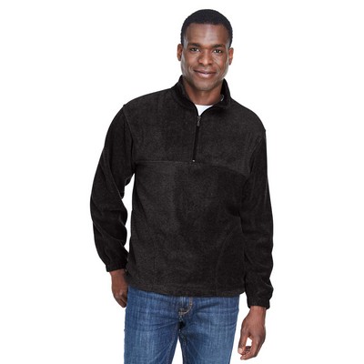 Harriton Men's Fleece Quarter-Zip Pullover Jacket