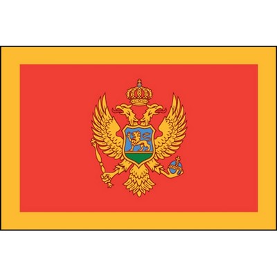 Montenegro National Flag (5'x8')