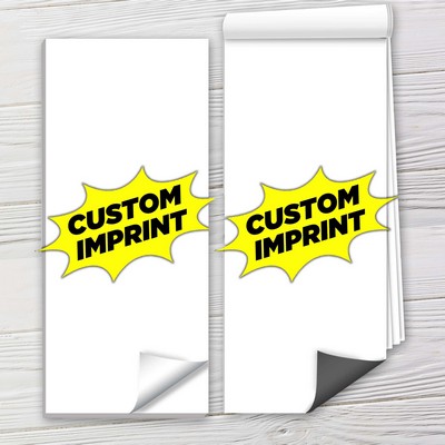 Full-Color Magnetic Notepads - Custom Design (3 1/2" x 8")