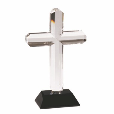 Crystal Cross Recognition Award / Black Base