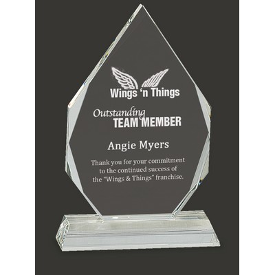 Performance Crystal Diamond Award L - 10 1/2'' H