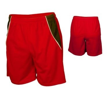 Adult Cool Mesh Short w/Contrasting Front Panel & Piping (9" Inseam)