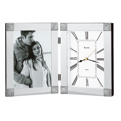 Bulova® Ceremonial Photo Frame & Clock