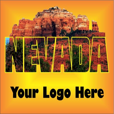 Red Rock Canyon Metal Photo Magnet (2 1/2" Square)