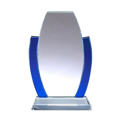 Clear/Blue Glass Arch Award